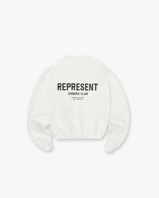 Represent Owners Club Sweater - Flat White