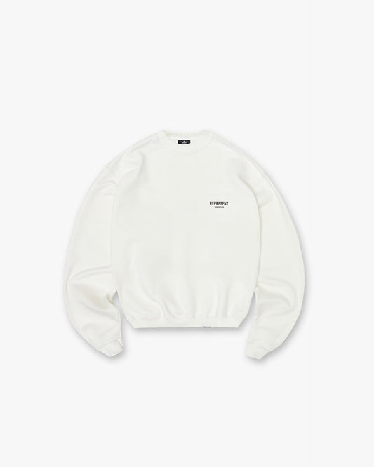 Represent Owners Club Sweater - Flat White