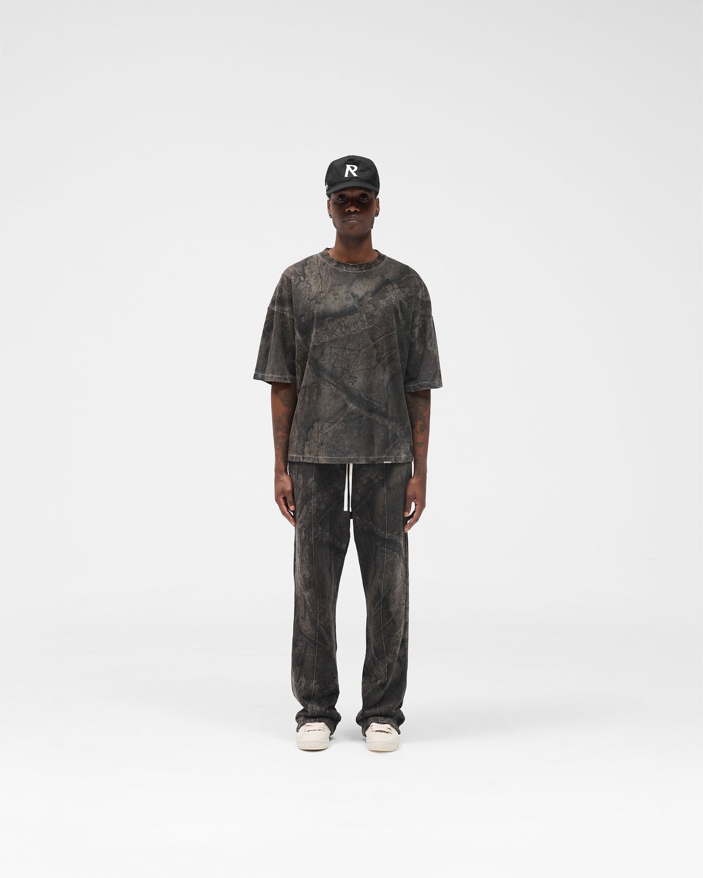 Initial Overdye Realtree® Boxy T-Shirt - Overdyed Black