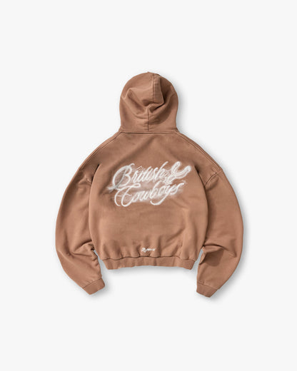 British Cowboys Hoodie - Dusty Brown