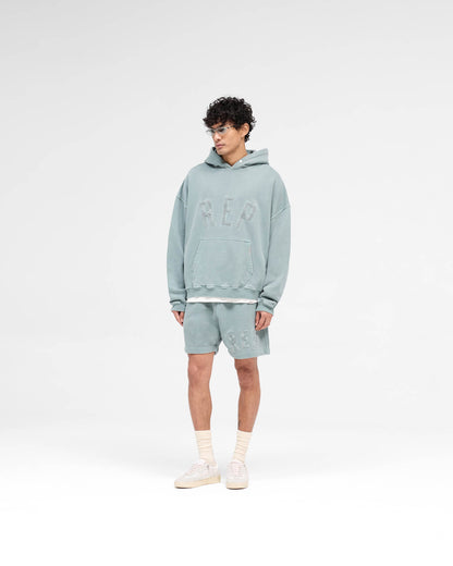 Rep Applique Hoodie - Forest Green
