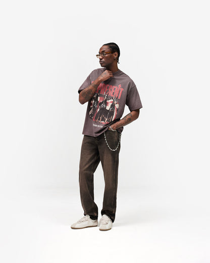 R2 Straight Leg Denim - Bark