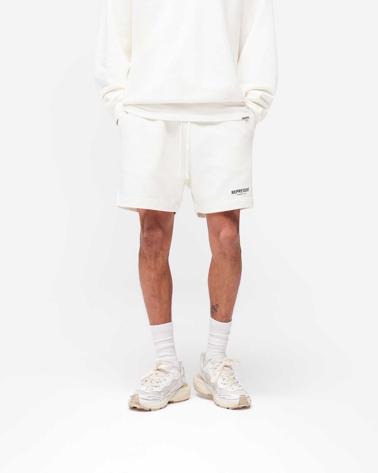 Represent Owners Club Shorts - Flat White