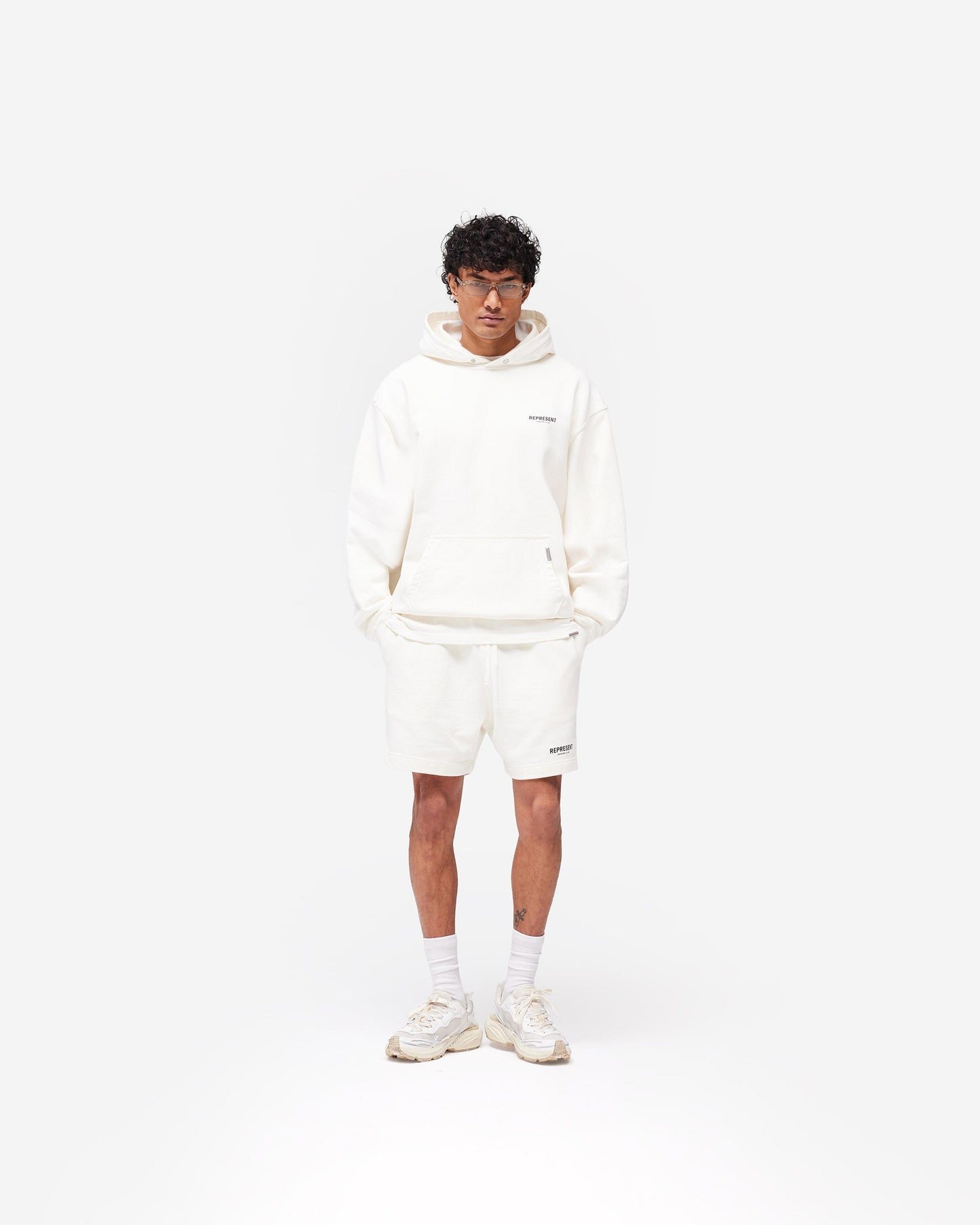 Represent Owners Club Shorts - Flat White