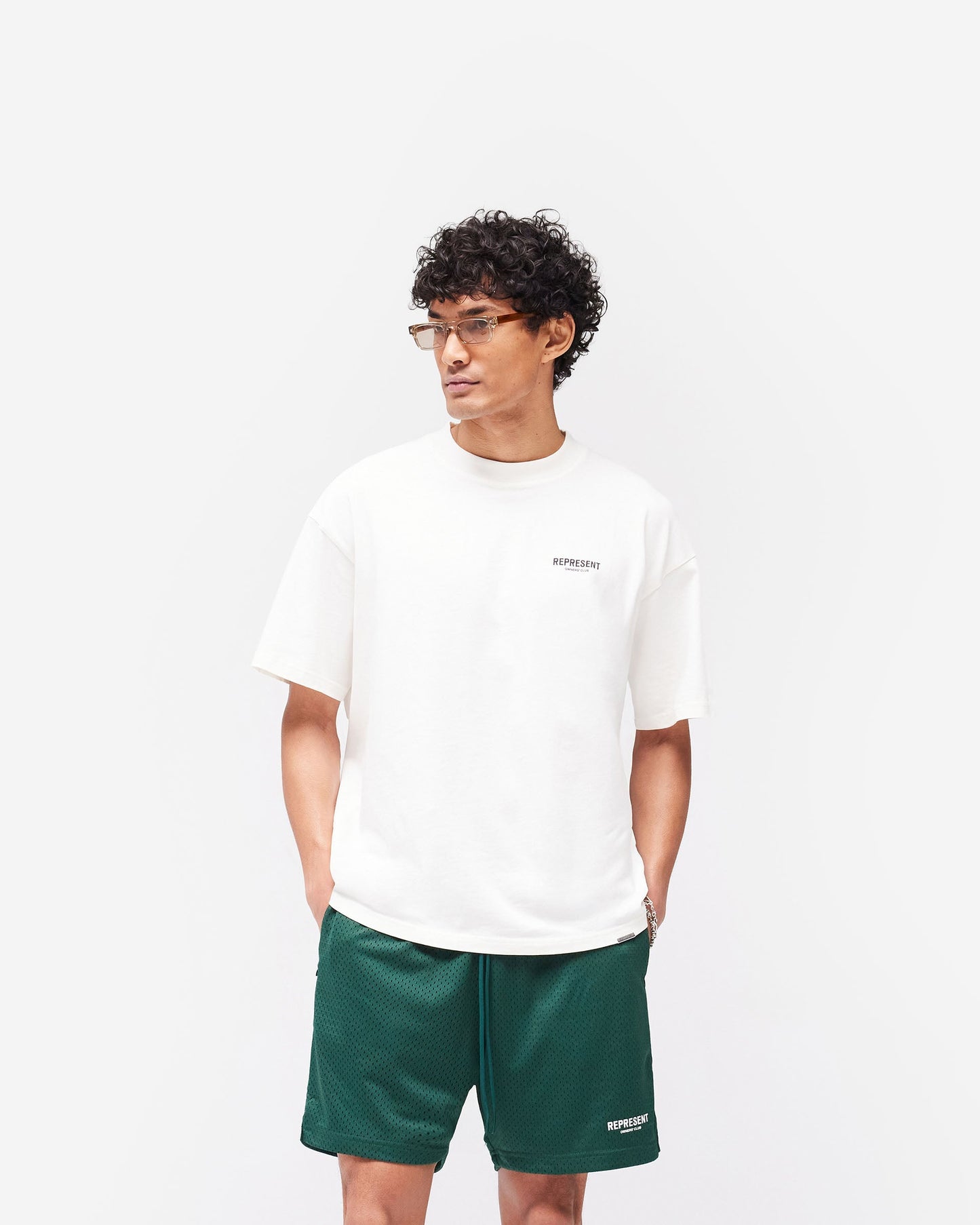 Represent Owners Club T-Shirt - Flat White