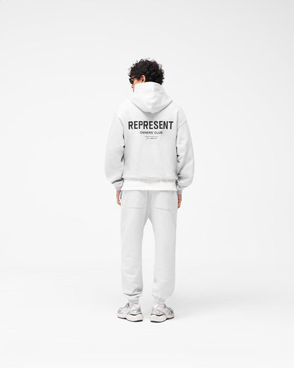 Represent Owners Club Zip Hoodie - Ash Grey