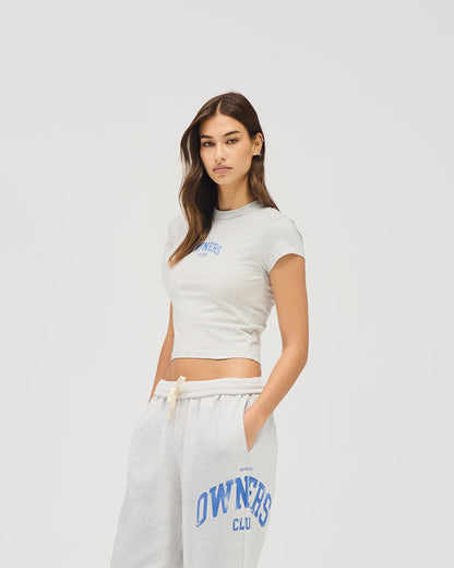Represent Owners Club Baby Tee - Sprayed Ice Grey Marl