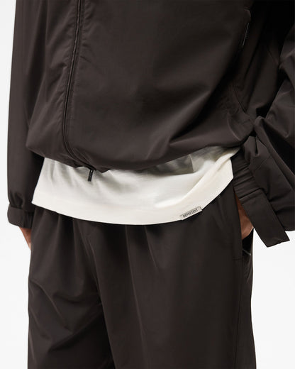 Initial Nylon Track Pant - Coffee