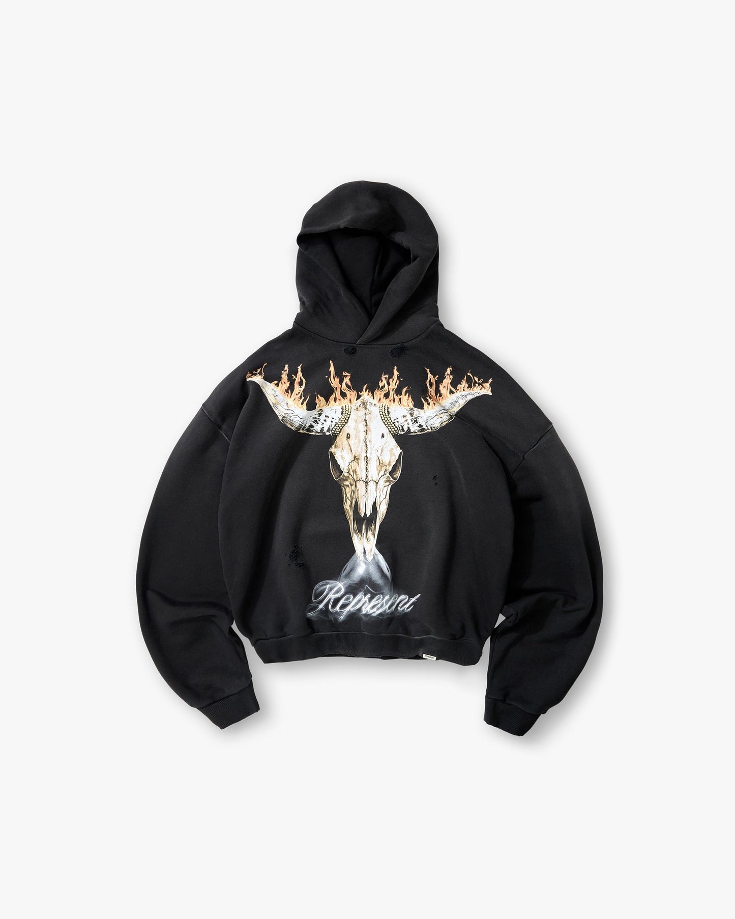 British Cowboys Hoodie - Stained Black