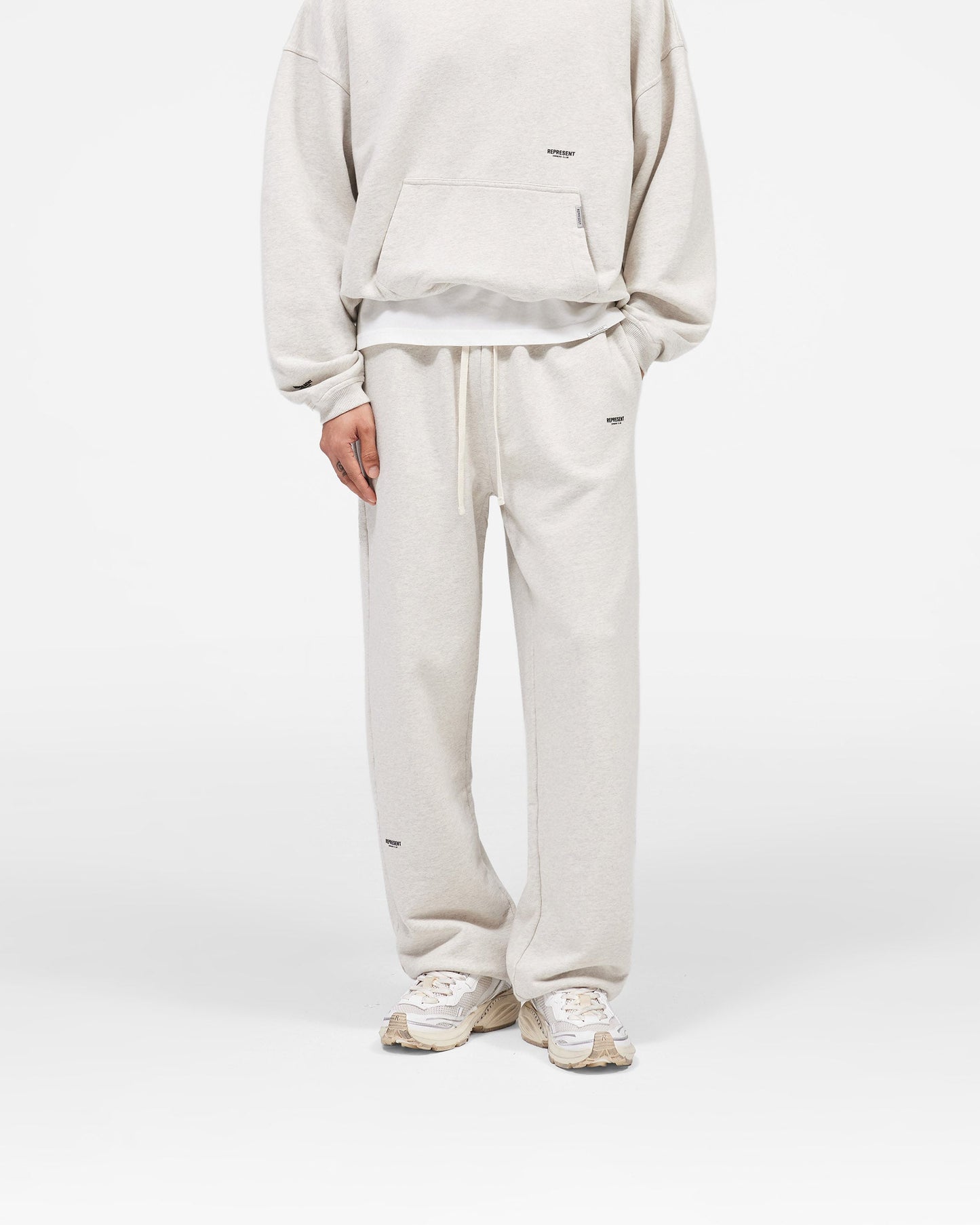 Micro Owners Club Sweatpant - Cream Marl