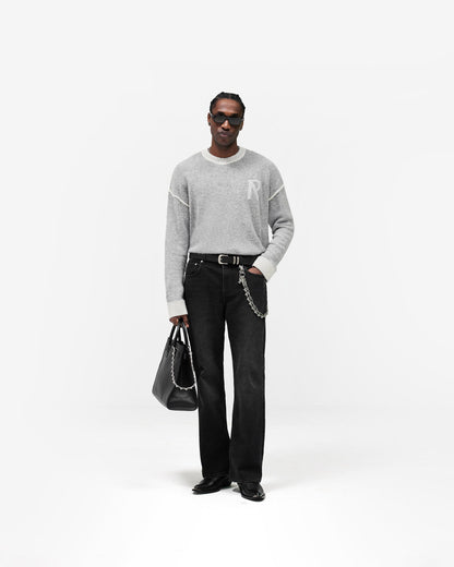 Laurel Knit Sweater - Sun Fade Grey