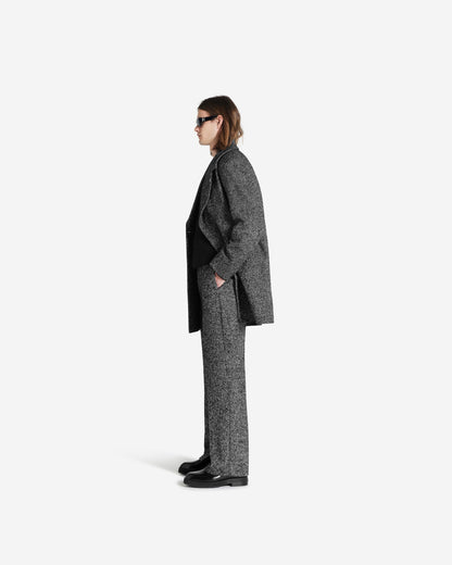 Double Breasted Overcoat - Marble