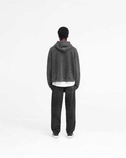 Rep Applique Hoodie - Vintage Black