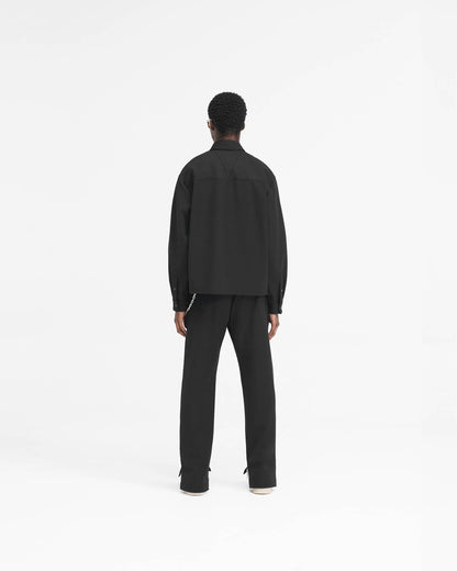 Stepped Hem Pant - Black