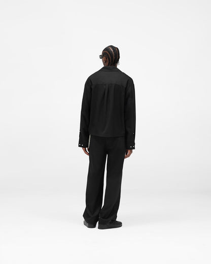 Wool Pant - Jet Black