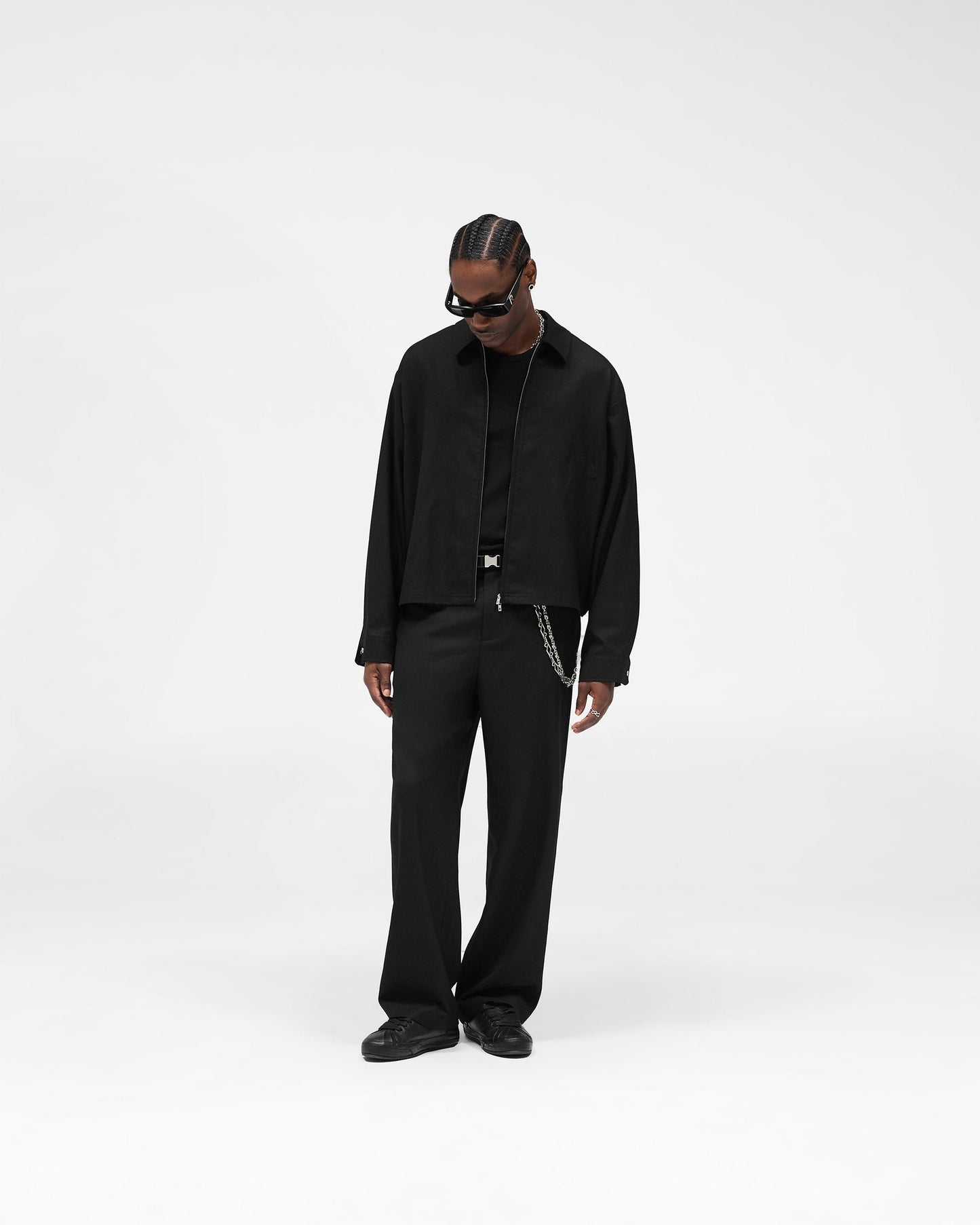 Wool Pant - Jet Black