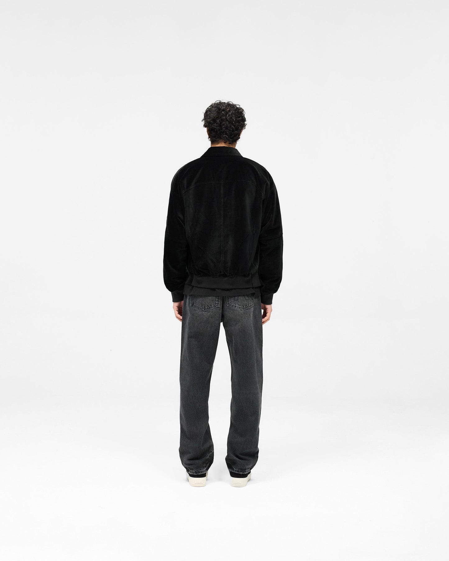 Bordeaux Brushed Jacket - Black