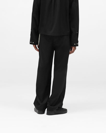 Wool Pant - Jet Black
