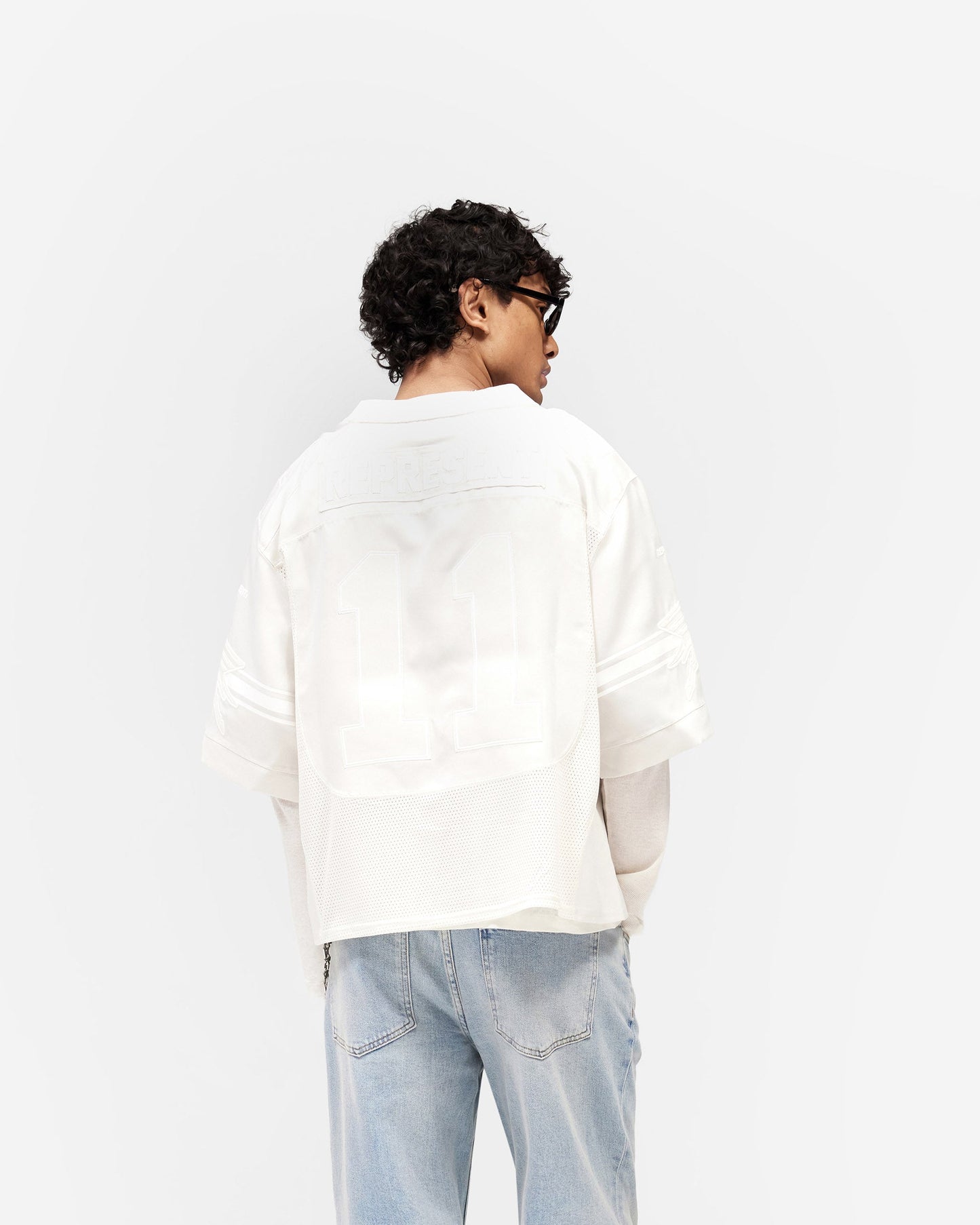 American Football Jersey - Chalk