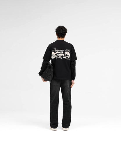 Raceway T-Shirt - Jet Black