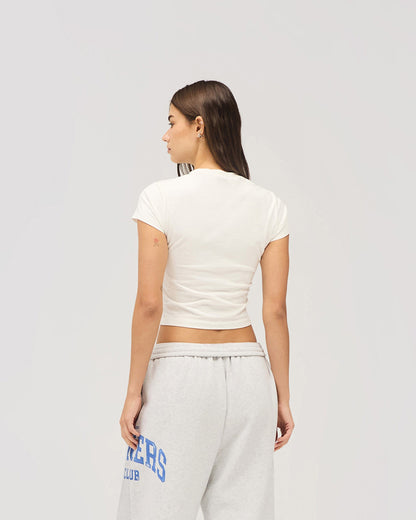 Represent Owners Club Baby Tee - Flat White
