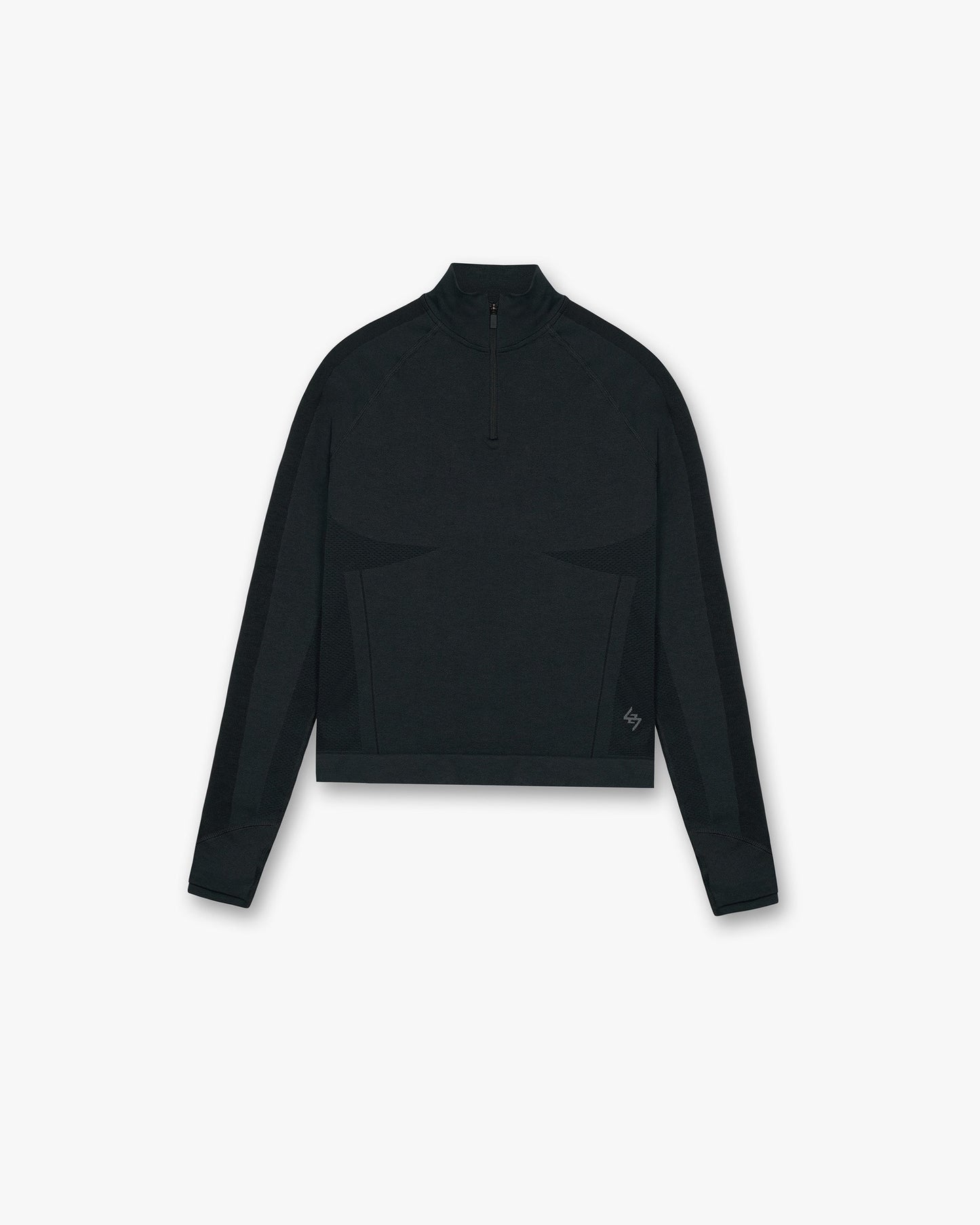 247 Sculpt Seamless Quarter Zip Jacket - Black