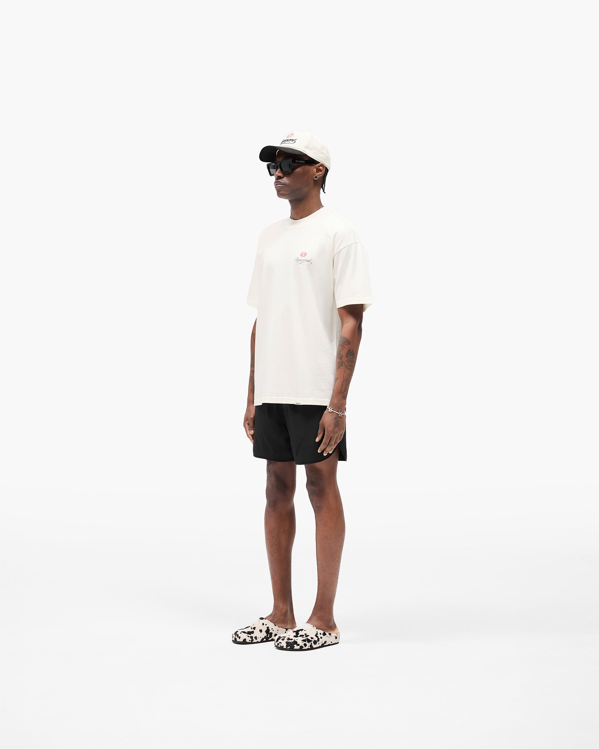 Grand Vintage Hand Drawn T-Shirt - Aged White