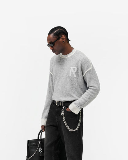 Laurel Knit Sweater - Sun Fade Grey