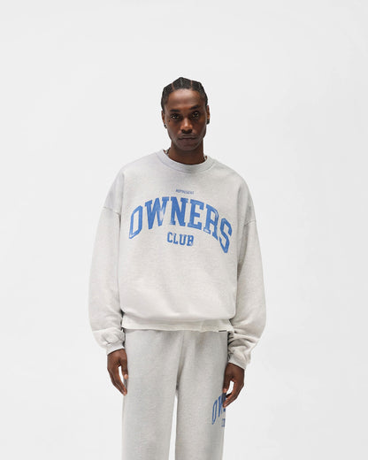 Represent Owners Club Sweater - Sprayed Ice Grey Marl