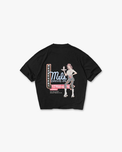 Represent x Mels Diner T-Shirt - Jet Black