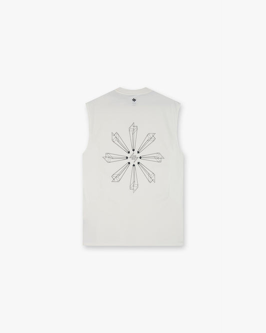 247 Uprising Oversized Tank - Flat White