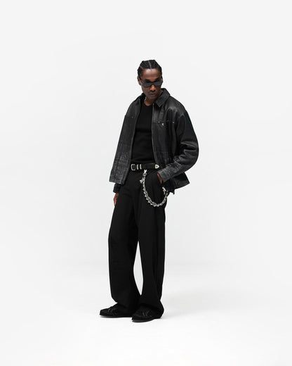 Rodeo Leather Jacket - Jet Black