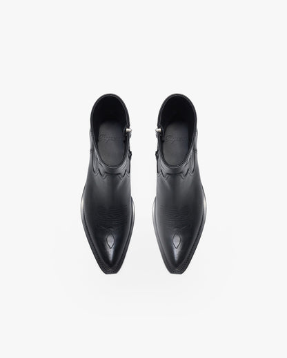 Michael Zip Boot  Leather - Black