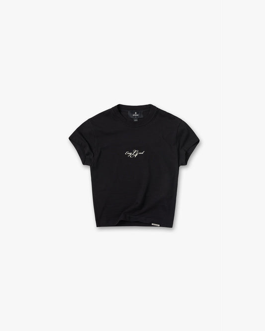 EngLAnd Baby Tee - Jet Black
