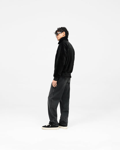 Bordeaux Brushed Jacket - Black