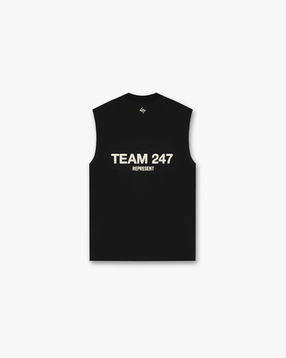 Team 247 Oversized Tank - Jet Black