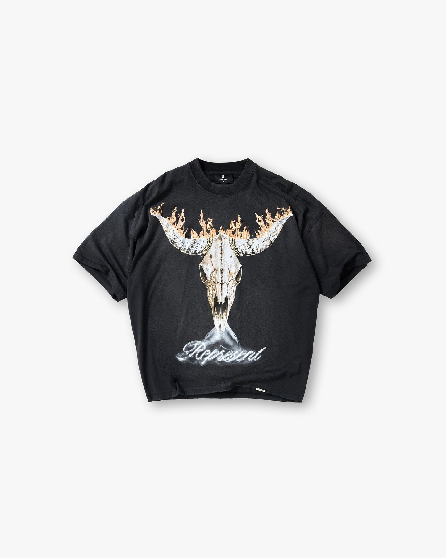 British Cowboys T-Shirt - Stained Black