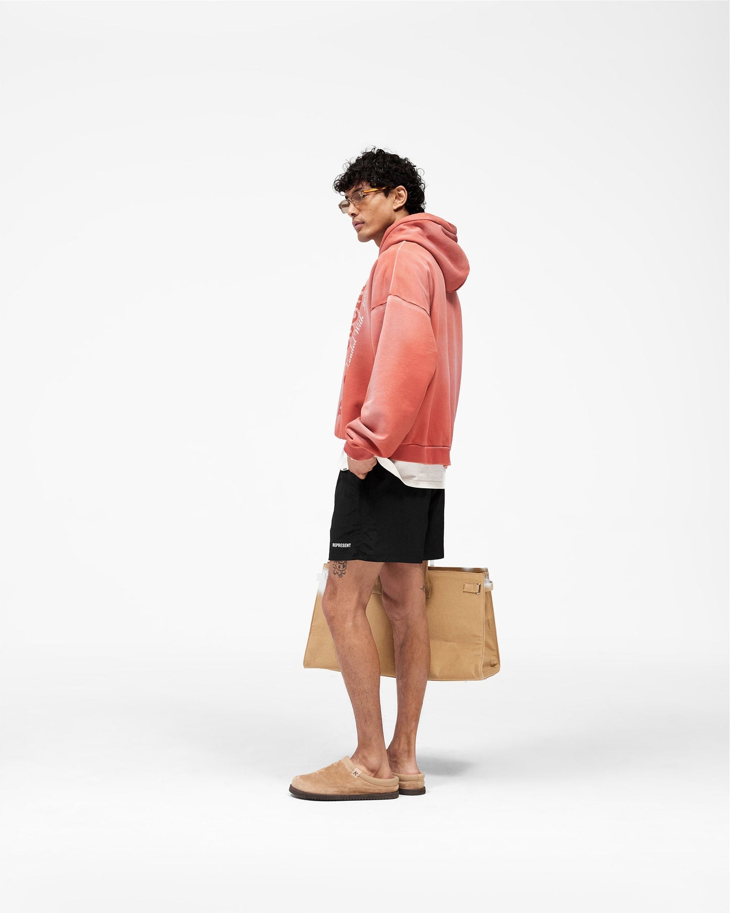 Represent Swim Short - Jet Black