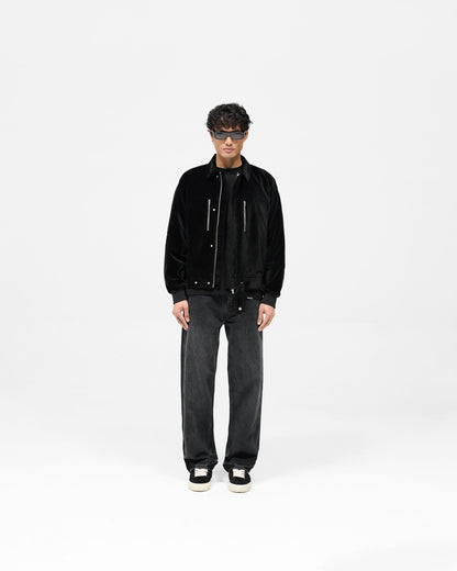 Bordeaux Brushed Jacket - Black