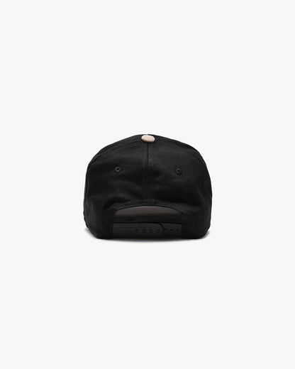 Initial Crest Cap - Jet Black