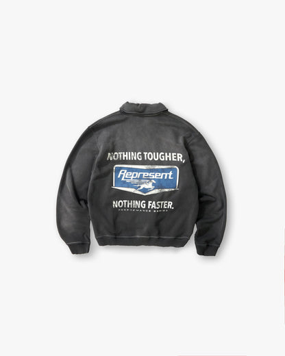 Nothing Faster Quarter Zip Sweatshirt - Stained Black