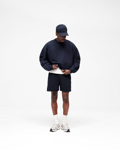 Initial Boxy Sweater - Midnight Navy