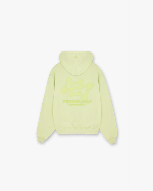 247 Future Terrains Oversized Hoodie - Shadow Lime