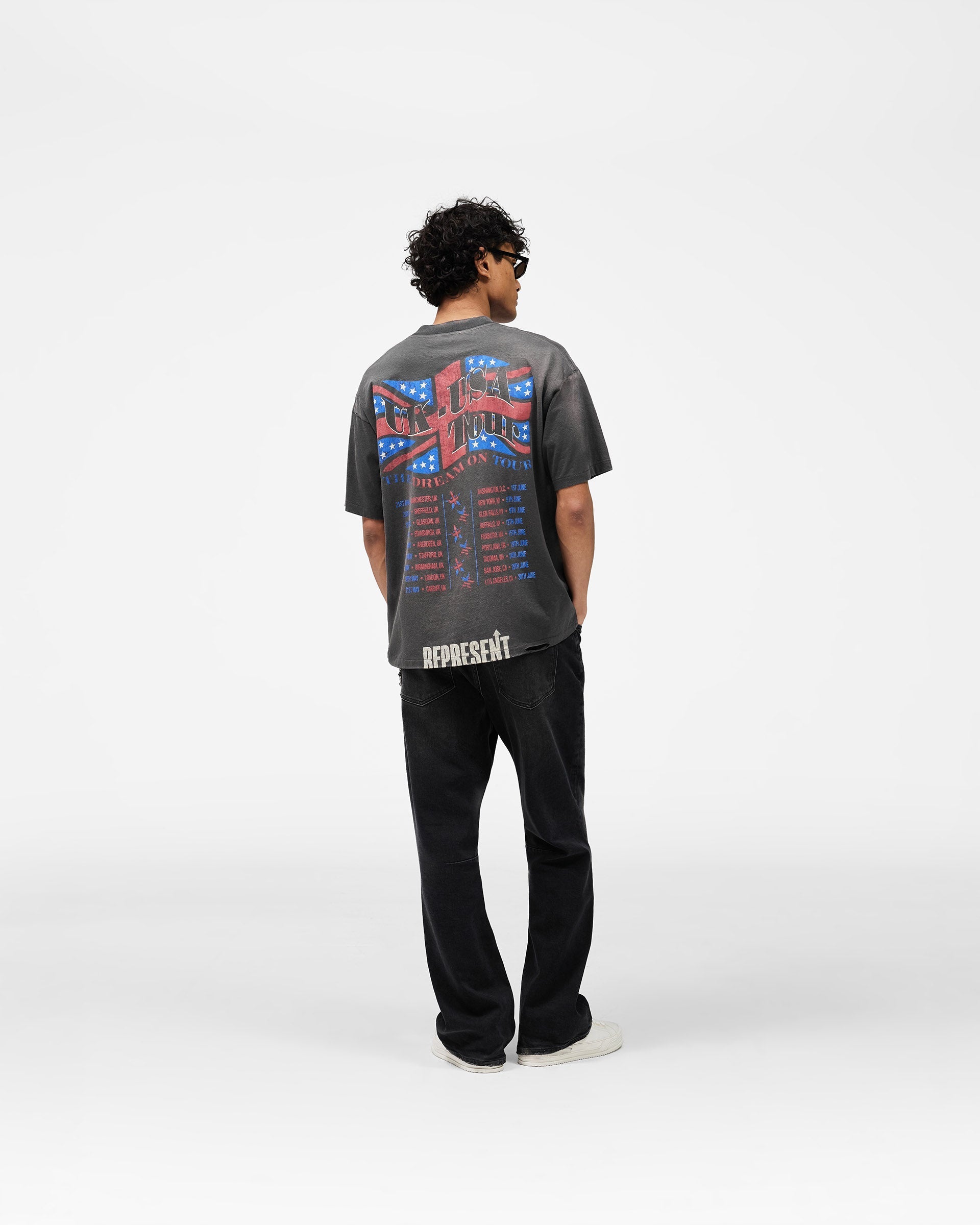 Dream On Tour T-Shirt - Sun Fade Grey