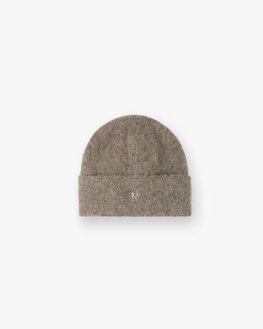 Textured Knit Beanie - Nero