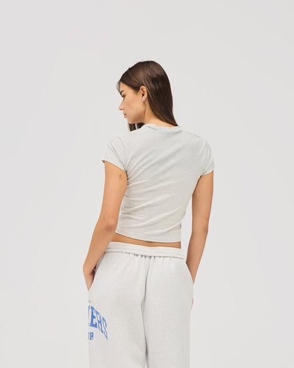 Represent Owners Club Baby Tee - Sprayed Ice Grey Marl
