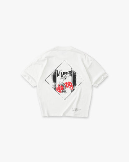 Represent x The Viper Room Dice T-Shirt - Flat White