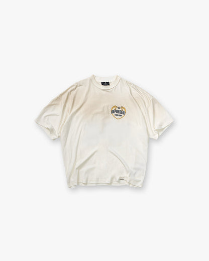 Angel Border T-Shirt - Washed Ecru