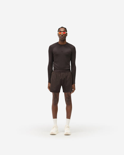 247 Uprising Long Sleeve Seamless T-Shirt - Chocolate