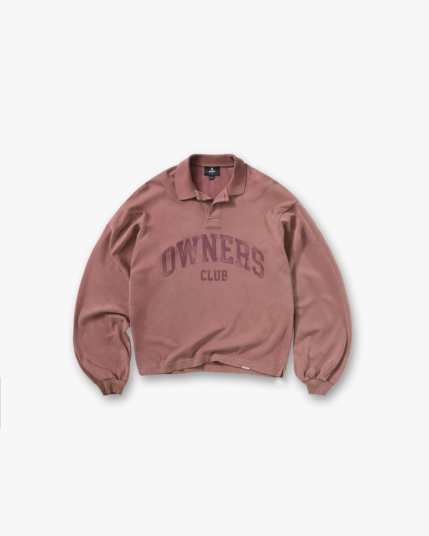 Represent Owners Club Rugby Polo - Smoked Rose